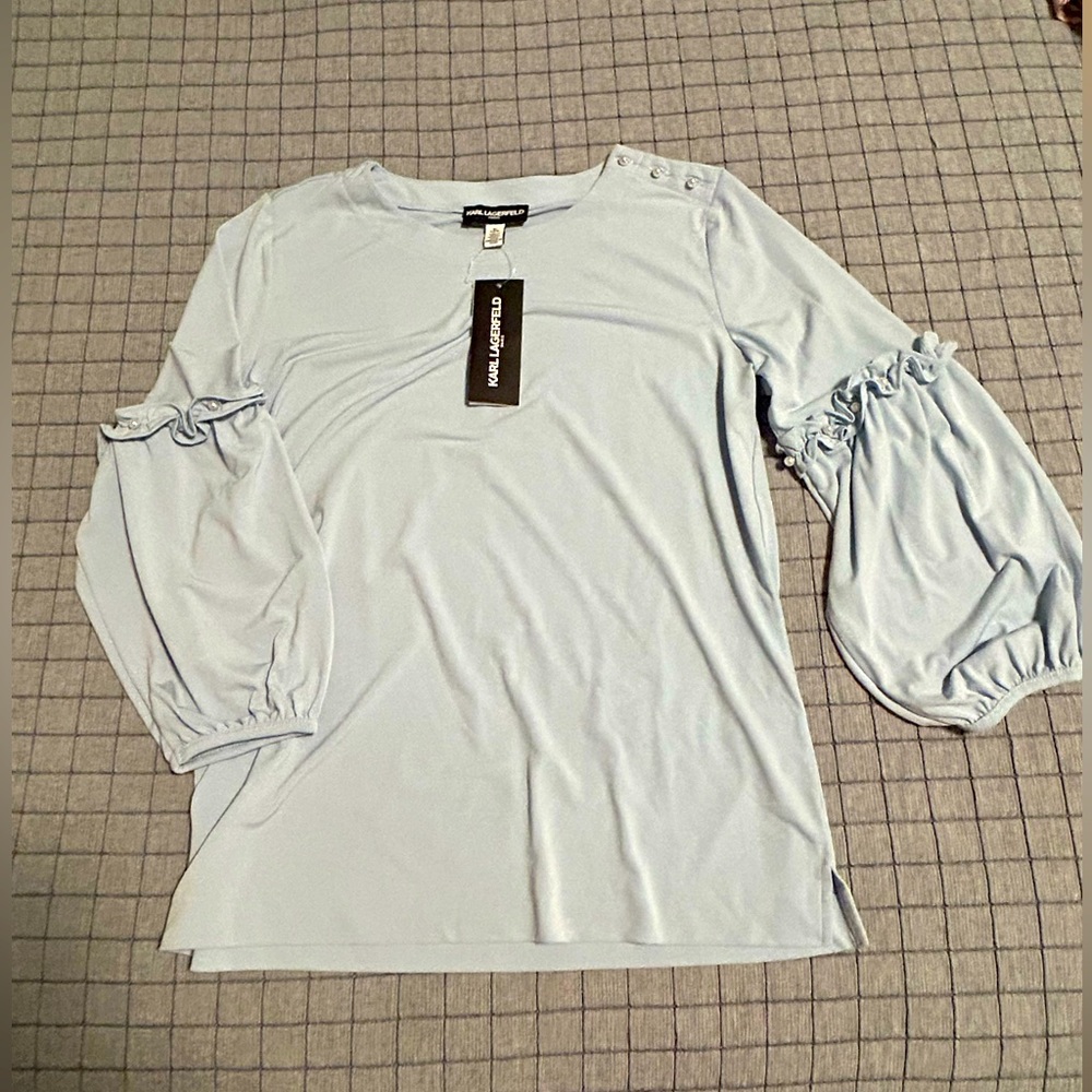 Karl Largerfield New with tags long sleeve blouse